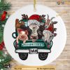 Personalized Farm Animal Christmas Ornament, Funny Christmas Ornaments
