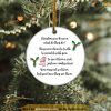 Personalized Father Mother Memorial Christmas Ornament, Family Tree Decoration