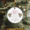 Personalized Father Mother Memorial Ornament, Friends Christmas Ornaments