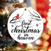 Personalized First Christmas In Heaven Cardinal 2023, Always With You Ornament