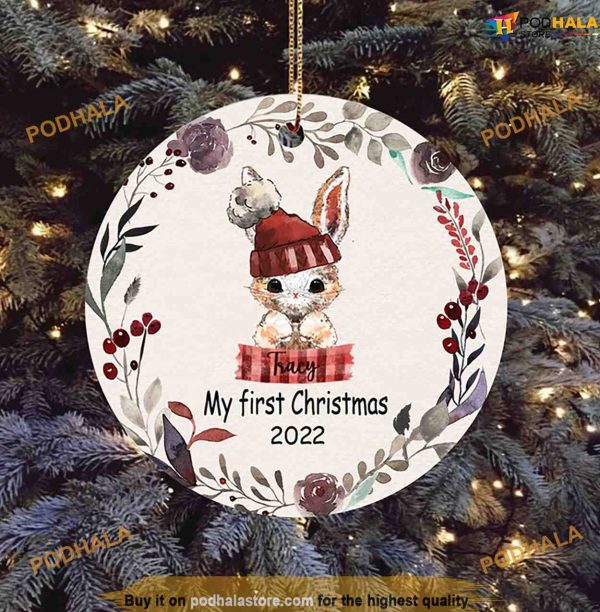 Personalized First Christmas Keepsake, Celebrating Baby’s Arrival