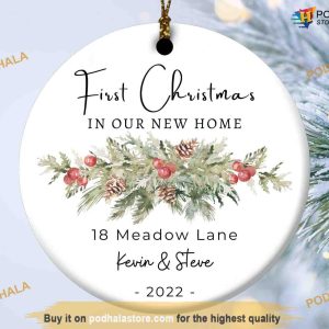 Personalized First Christmas in Our New Home 2023, New Home Christmas Ornaments