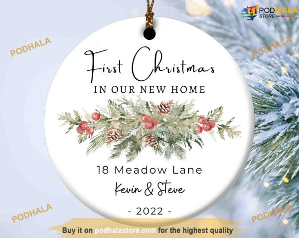 Personalized First Christmas in Our New Home 2023, New Home Christmas Ornaments