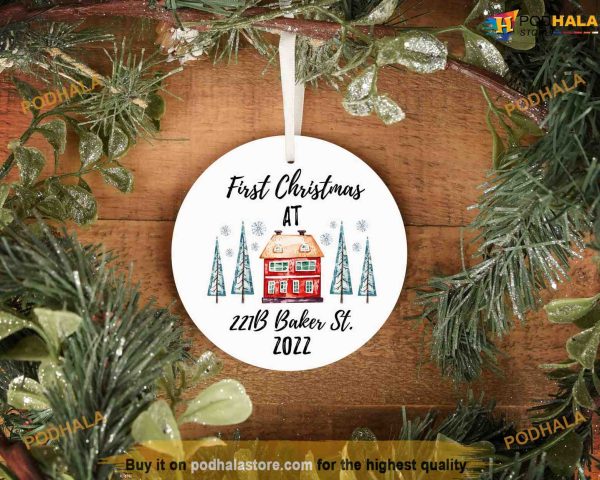 Personalized First Home Christmas, New Residence Ornament