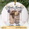 Personalized Friends Ornament, Best Friend Christmas Ornament