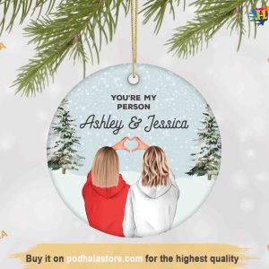 Personalized Friends Ornament, Best Friend Ornament