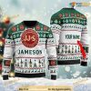 Personalized Funny Jameson Irish Whiskey Xmas 3D Family Ugly Christmas Sweater