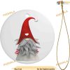 Personalized Gnome Snowflake Tree Ornament, Family Christmas Ornaments
