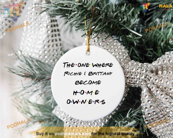 Personalized Home Owners Ornament, Family Christmas Ornaments