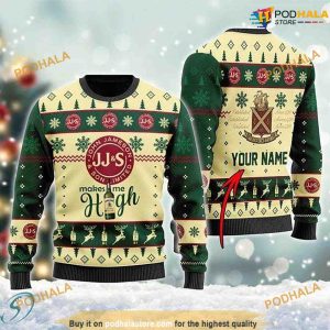 Personalized Jameson Makes Me High Xmas 3D Family Ugly Christmas Sweater