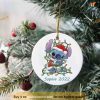 Personalized Lilo and Stitch Christmas Ornaments, Disney Stitch Christmas