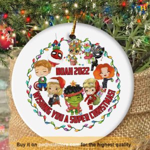 Personalized Marvel Avengers 2023 Ornament, Disney World Christmas Ornaments