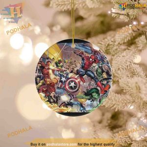 Personalized Marvel Christmas Ornament, Funny Christmas Ornaments