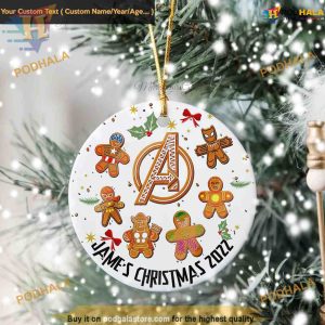 Personalized Marvel Ornament, Personalized Family Christmas Ornaments