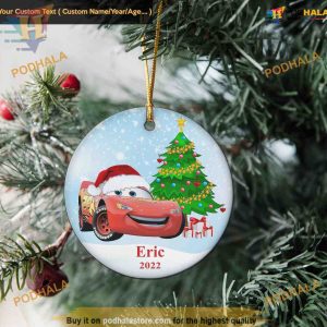 Personalized Mcqueen Ornament, Funny Christmas Ornaments