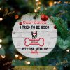 Personalized Memorial Boston Terrier Ornament, Perfect Christmas Gift for Dog Lovers