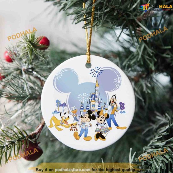 Personalized Mickey & Friends 2023, Disney World Christmas Ornaments