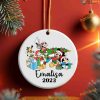 Personalized Mickey & Friends Christmas Ornament, Mickey Mouse Ornaments