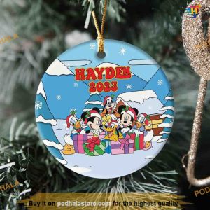 Personalized Mickey & Friends First 2023 Disneyland Trip, Disney Christmas Ornaments