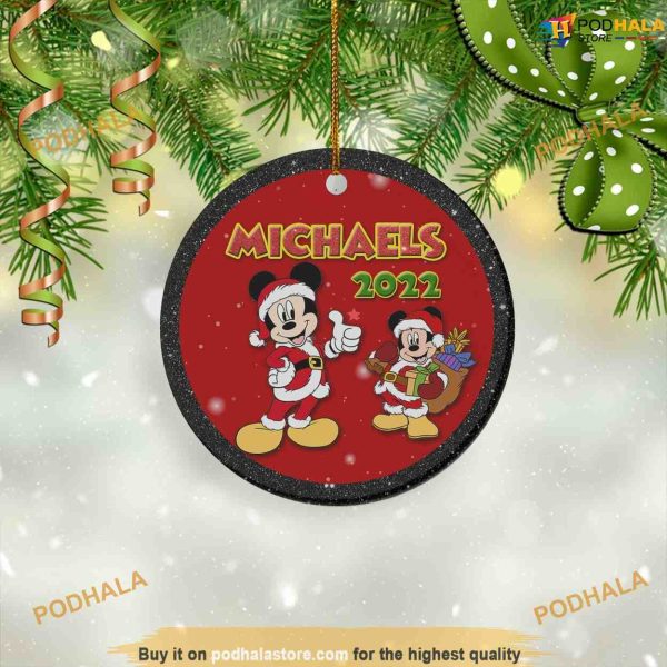 Personalized Mickey Mouse, Disney Christmas Ornaments
