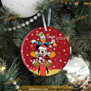 Personalized Mickey and Friends Disney Christmas Ornament, Disney Christmas Tree Ornaments