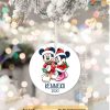 Personalized Mickey and Minnie, Disney Christmas Tree Ornaments