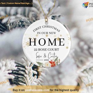 Personalized New Home Christmas Ornament, Funny Xmas Gifts
