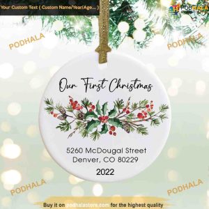 Personalized New Home Christmas Ornament Gift 2023, Great Gift For Christmas Ornament