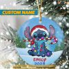 Personalized Ornament Adorable Dog 2023, Customized Stitch Christmas Tree