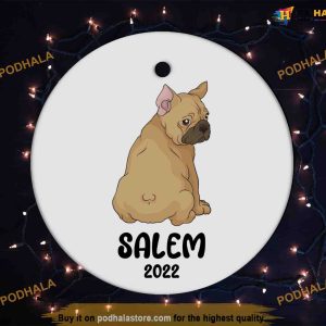 Personalized Ornament for Dog Lovers, Boston Terrier Christmas Memorial