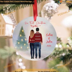 Personalized Our First Christmas Ornament, Funny Xmas Gifts