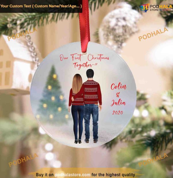 Personalized Our First Christmas Ornament, Funny Xmas Gifts