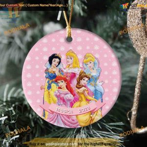 Personalized Princess Disneyland Ornament, Funny Christmas Ornaments