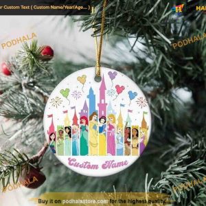 Personalized Princess Ornament, Family Christmas Tree Ornaments