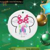 Personalized Rainbow Castle Ornament, Family Christmas Tree Ornaments