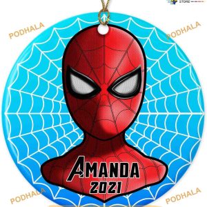 Personalized Spider-Man Chibi 2023, Disney Christmas Tree Ornaments