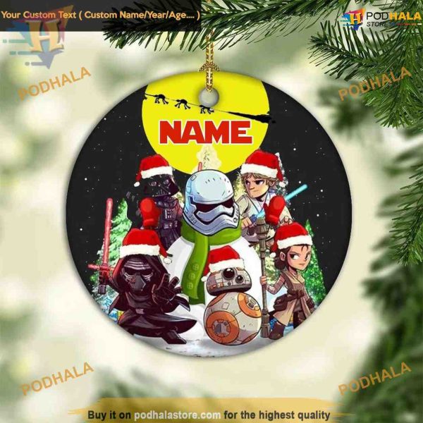 Personalized Star Wars Christmas Collection, Family Tree Decor