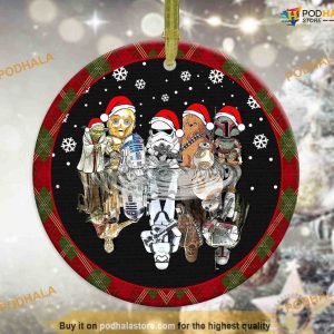 Personalized Star Wars Christmas Tree Ornament, Star Wars Christmas Decorations
