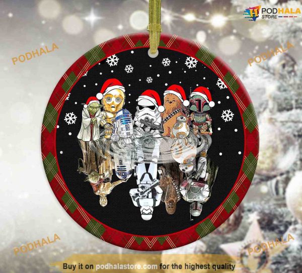 Personalized Star Wars Christmas Tree Ornament, Star Wars Christmas Decorations