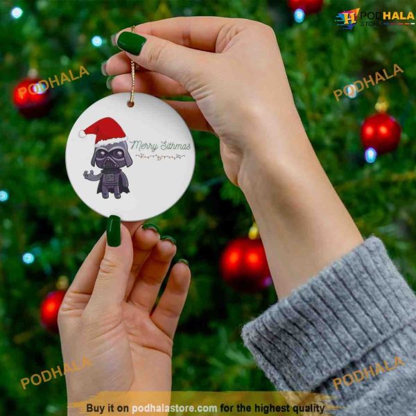 Personalized Star Wars Christmas Tree Ornament, Star Wars Xmas Decor
