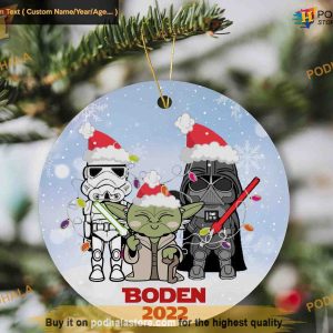 Personalized Star Wars Keepsake Ornament, Friends Christmas Tree Decor