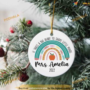 Personalized Teacher Ornament, Personalized Family Christmas Ornaments