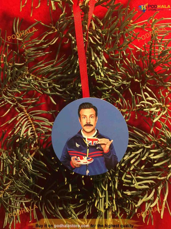 Personalized Ted Lasso Tree Ornament, Friends Christmas Ornaments