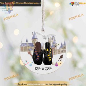 Personalized Witch Christmas Keepsake, Friends Ornament