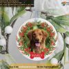 Pet Name Festive Season Ornament, Custom Photo Ornaments