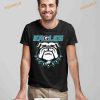 Philadelphia Eagles And Georgia Bulldogs Logo Shirt For Fans