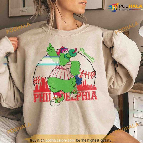Phillies Baseball Comfort Color Shirt, Dancing On Our Own Philly & Vintage Phillie Phanatic