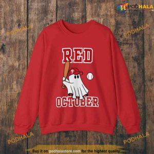 Phillies Red October Crewneck Sweatshirt, Philadelphia Fall Hoodie Gift