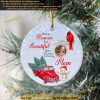 Photo Memorial Festive Ornament, Personalized Family Ornaments