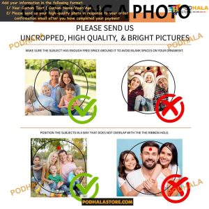 Photo Ornament Just Married Personalized Christmas Engagement Gift for Her 2